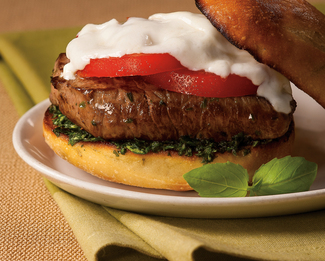 Tenderloin Caprese Sandwich featuring Galbani® Fresh Mozzarella